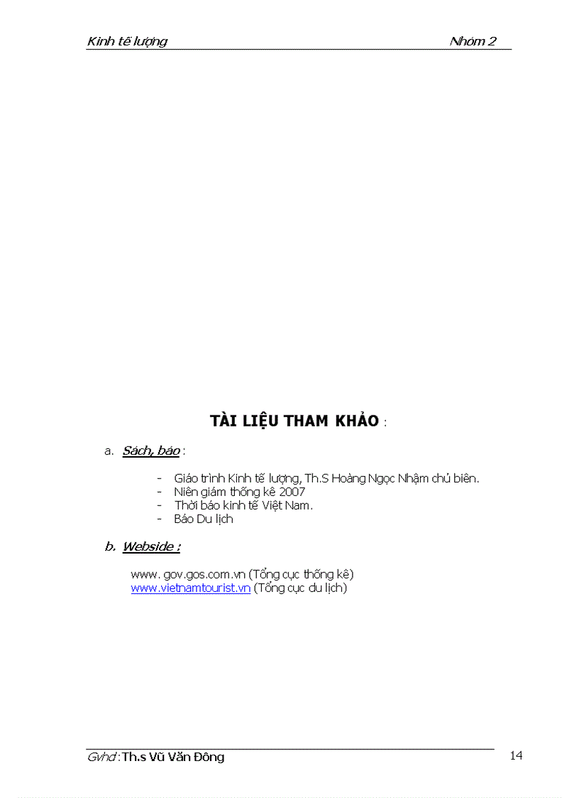 image for page Mô hình kinh tế lượng ứng dụng trong việc dự báo về doanh thu của ngành du lịch Việt Nam