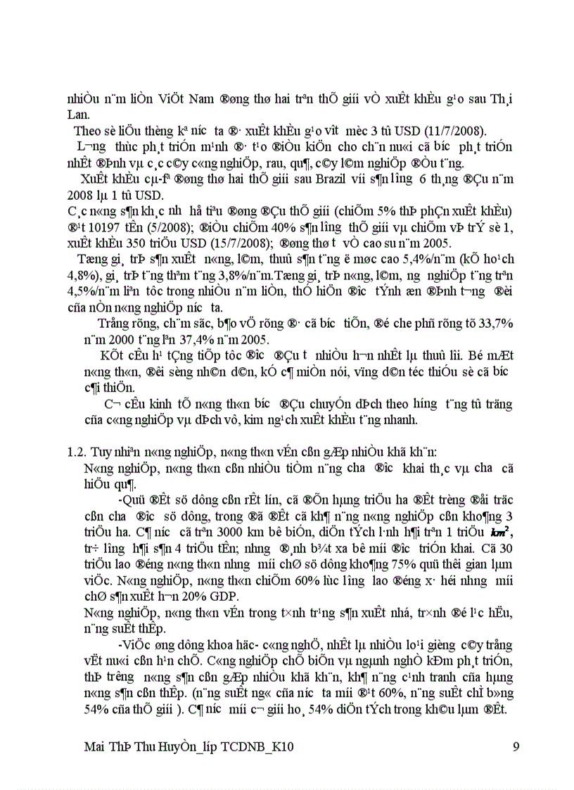 image for page Xây dựng CNH- HĐH nông nghiệp và nông thôn trong thời kỳ đổi mới của nước ta hiện nay