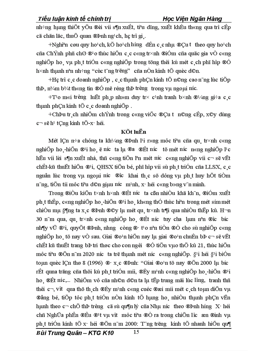 image for page Nội dung chủ yếu của CNH- HĐH và điều kiện để thực hiện nó ở Việt Nam hiện nay