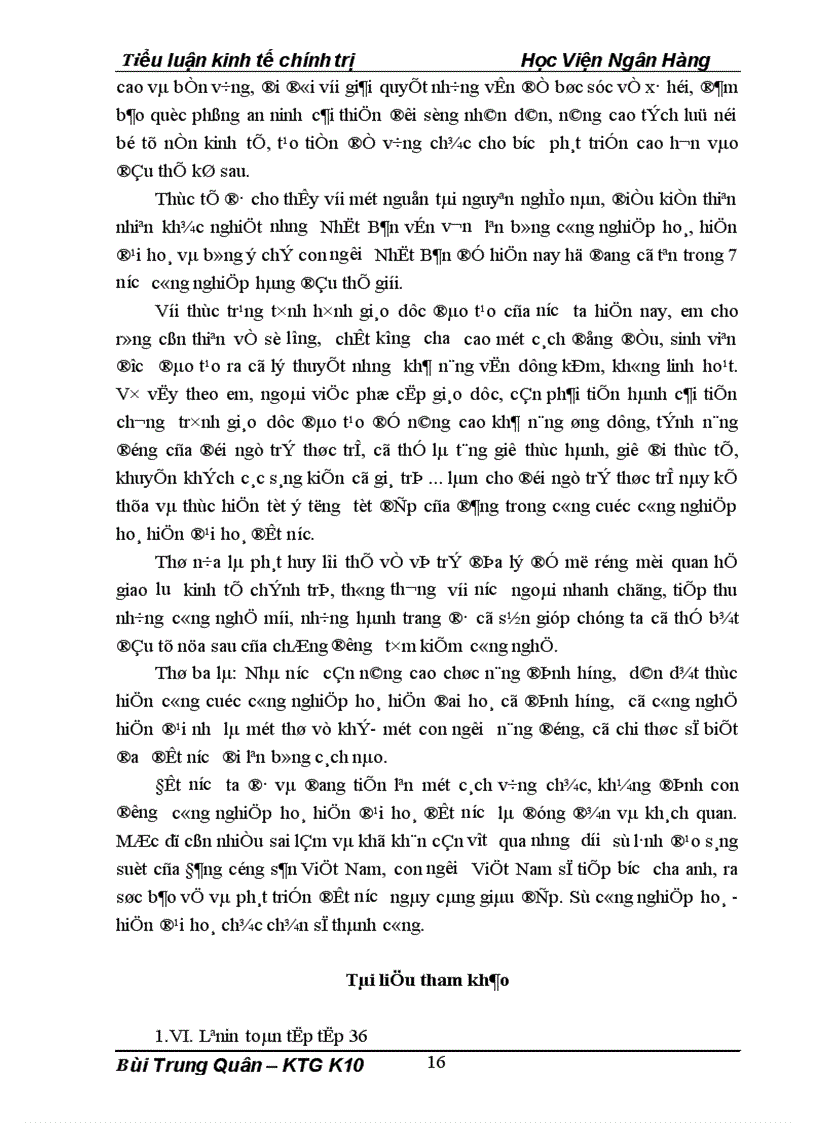 image for page Nội dung chủ yếu của CNH- HĐH và điều kiện để thực hiện nó ở Việt Nam hiện nay