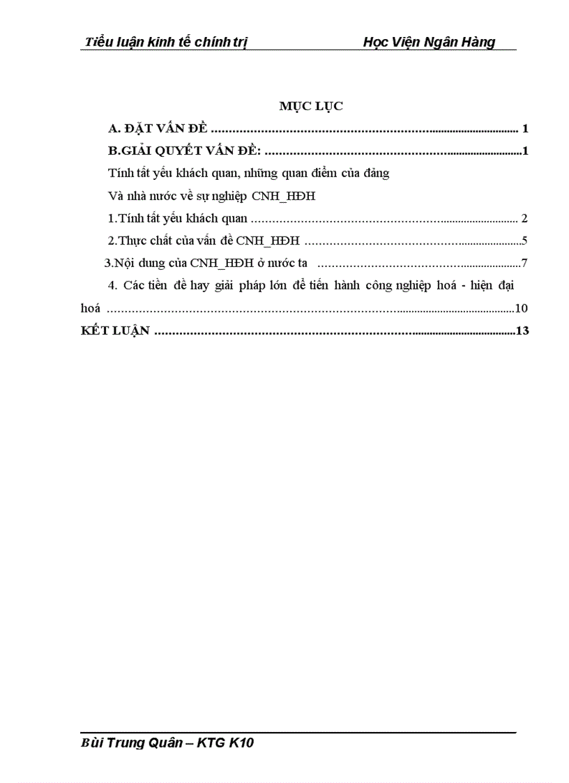 image for page Nội dung chủ yếu của CNH- HĐH và điều kiện để thực hiện nó ở Việt Nam hiện nay