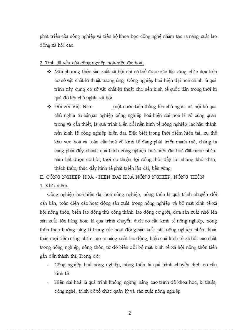 image for page Một số giải pháp về công nghiệp hoá -hiện đại hóa nông nghiệp, nông thôn