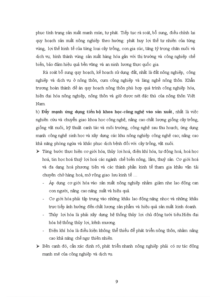 image for page Một số giải pháp về công nghiệp hoá -hiện đại hóa nông nghiệp, nông thôn