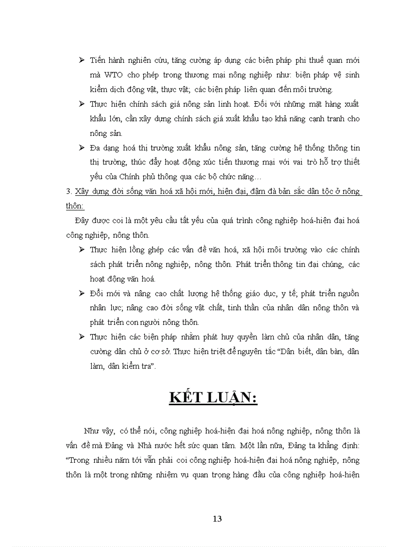 image for page Một số giải pháp về công nghiệp hoá -hiện đại hóa nông nghiệp, nông thôn