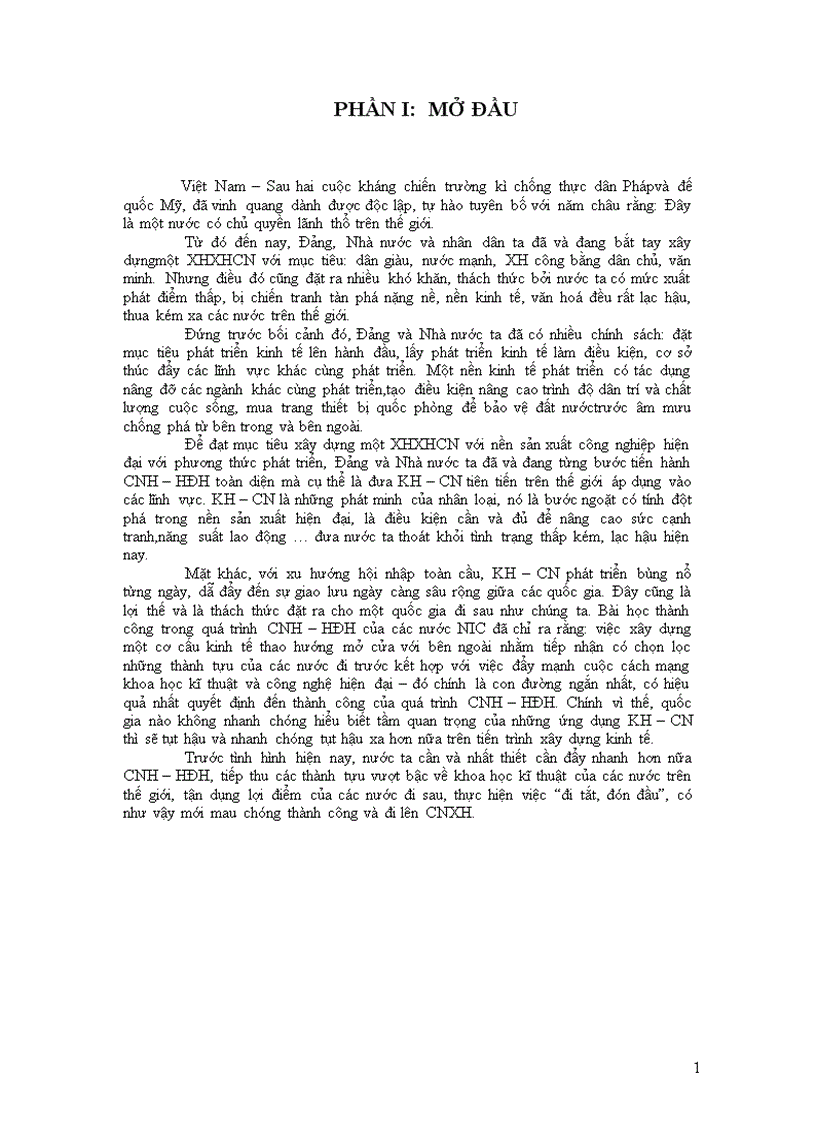 image for page Thực trạng kh – cn việt nam