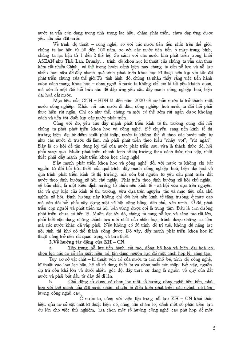 image for page Thực trạng kh – cn việt nam