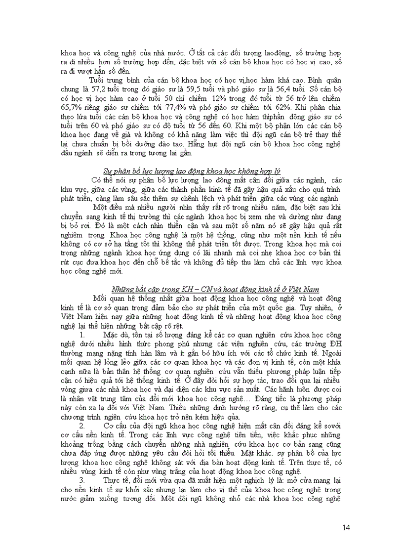 image for page Thực trạng kh – cn việt nam