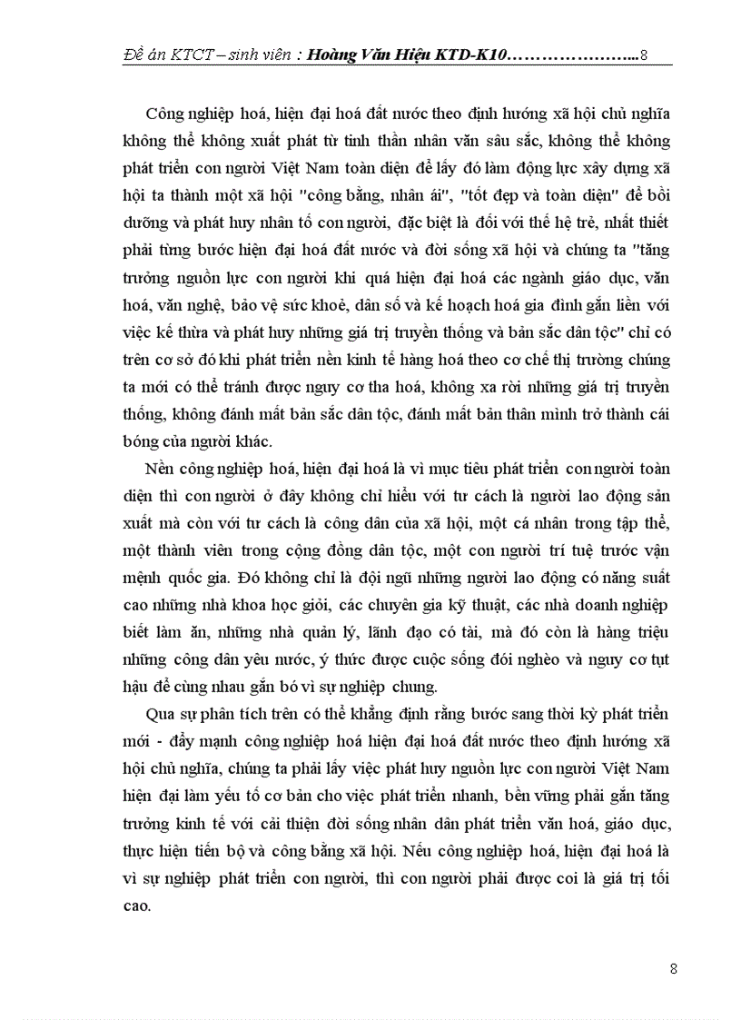image for page Vấn đề phát triển nguồn nhân lực phục vụ sự nghiệp công nghiệp hoá hiện đại hoá đất nước