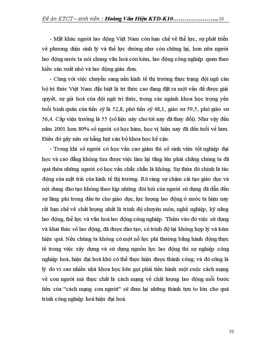 image for page Vấn đề phát triển nguồn nhân lực phục vụ sự nghiệp công nghiệp hoá hiện đại hoá đất nước