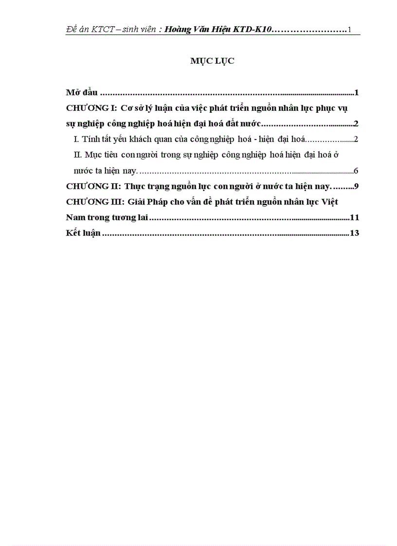 image for page Vấn đề phát triển nguồn nhân lực phục vụ sự nghiệp công nghiệp hoá hiện đại hoá đất nước