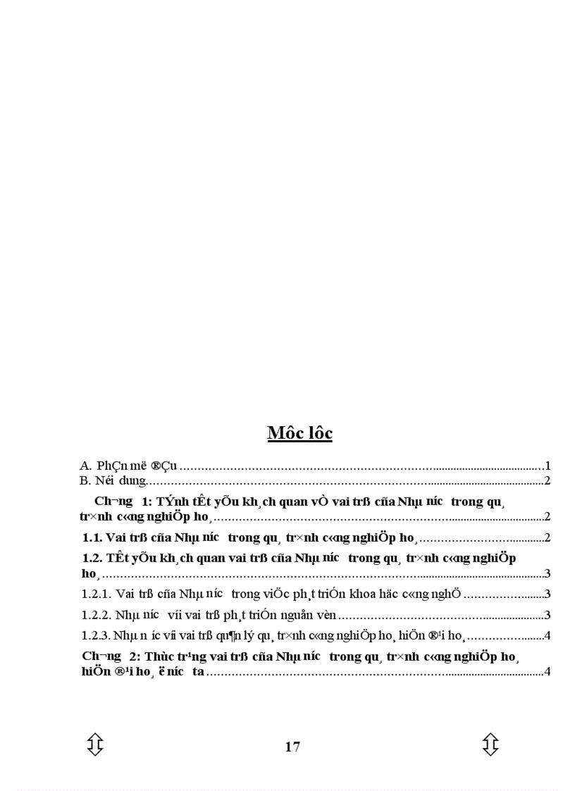 image for page Vai trò của nhà nước đối với quá trình Công nghiệp hoá- Hiện đại hoá ở nước ta