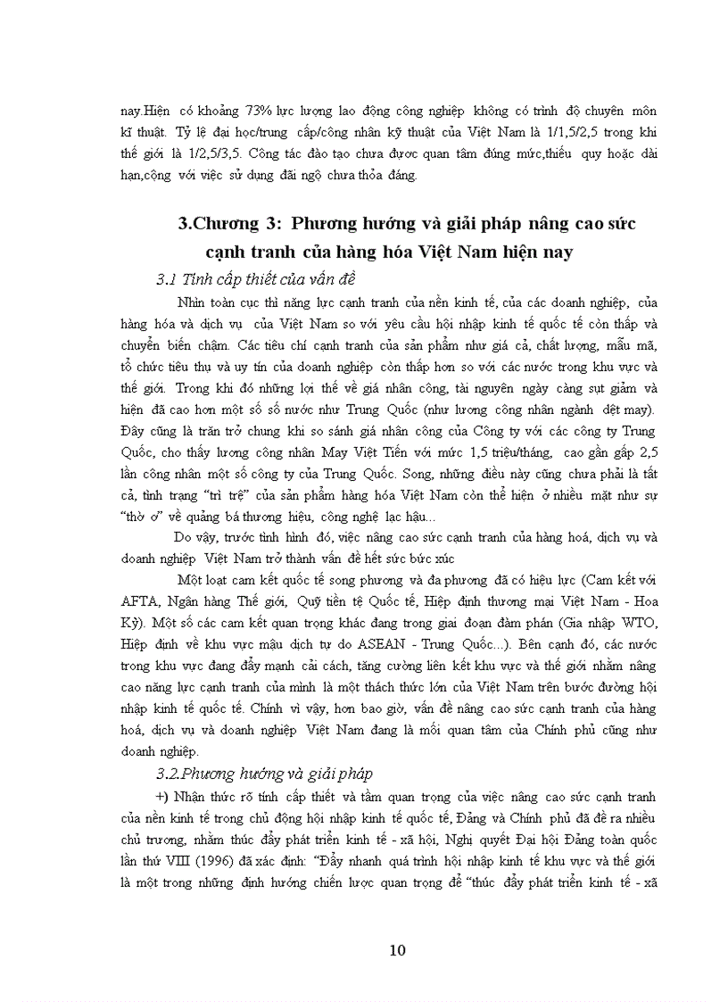 image for page Phương hướng và giải pháp nâng cao sức cạnh tranh của hàng hóa Việt Nam hiện nay