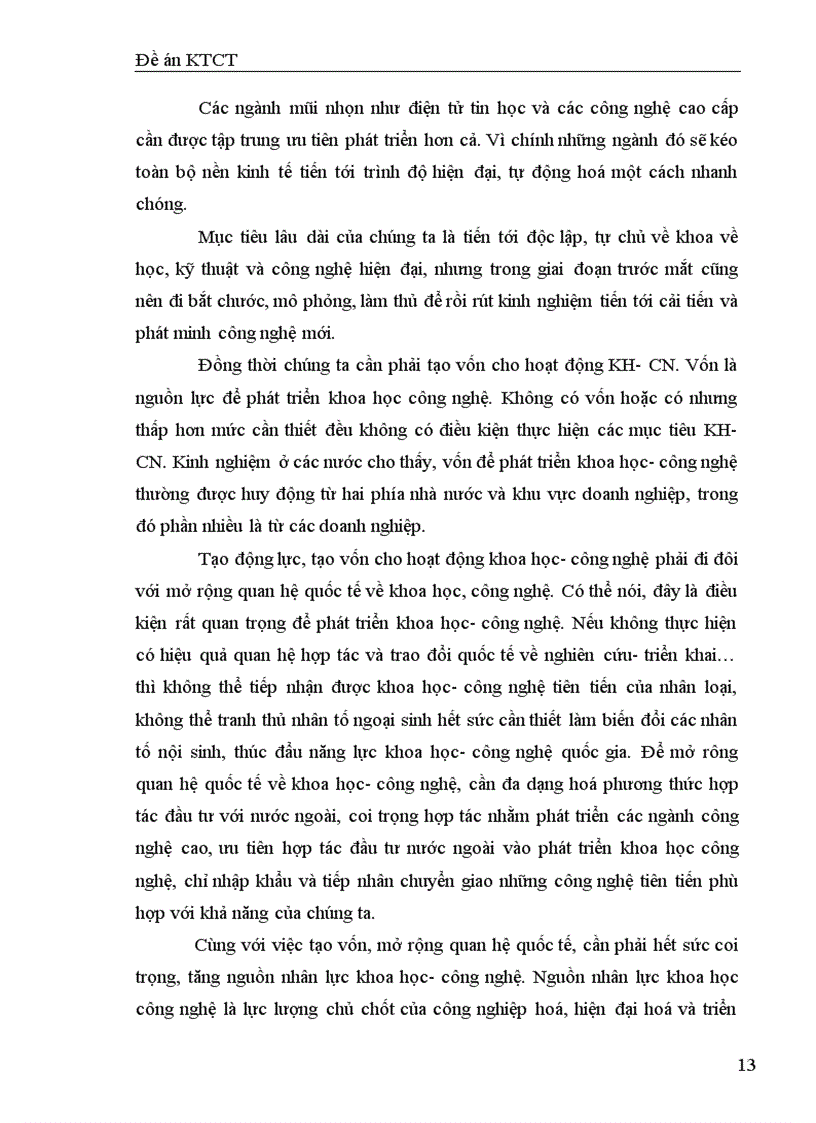 image for page Khoa học công nghệ trong quá trình công nghiệp hoá - hiện đại hóa đất nước
