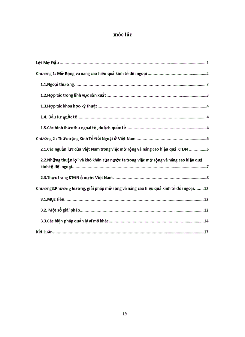 image for page Phương hướng, giải pháp mở rộng và nâng cao hiệu quả kinh tế đối ngoại