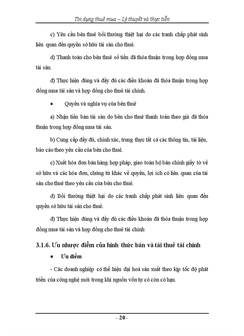 image for page Tín dụng thuê mua – Lý thuyết và thực tiễn