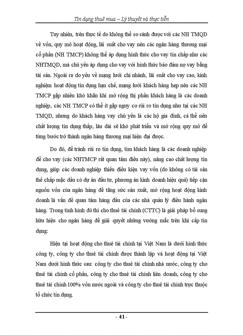 image for page Tín dụng thuê mua – Lý thuyết và thực tiễn