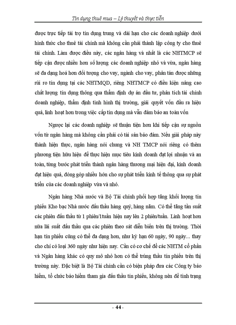 image for page Tín dụng thuê mua – Lý thuyết và thực tiễn