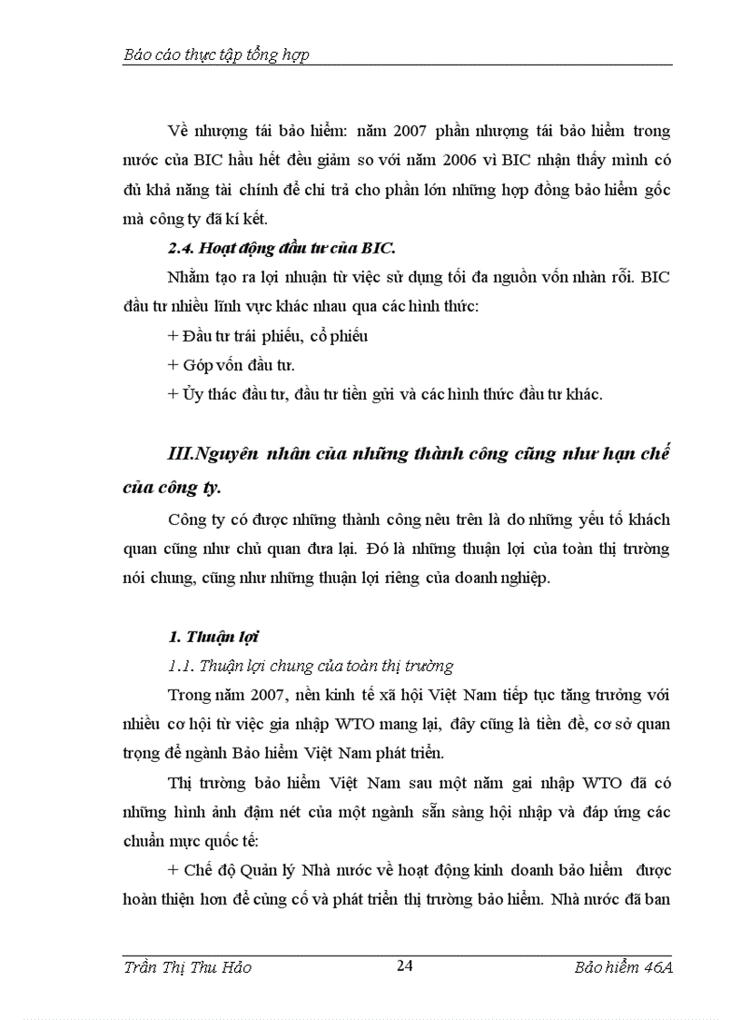 image for page Phương hướng phát triển của BIC trong thời gian tới.