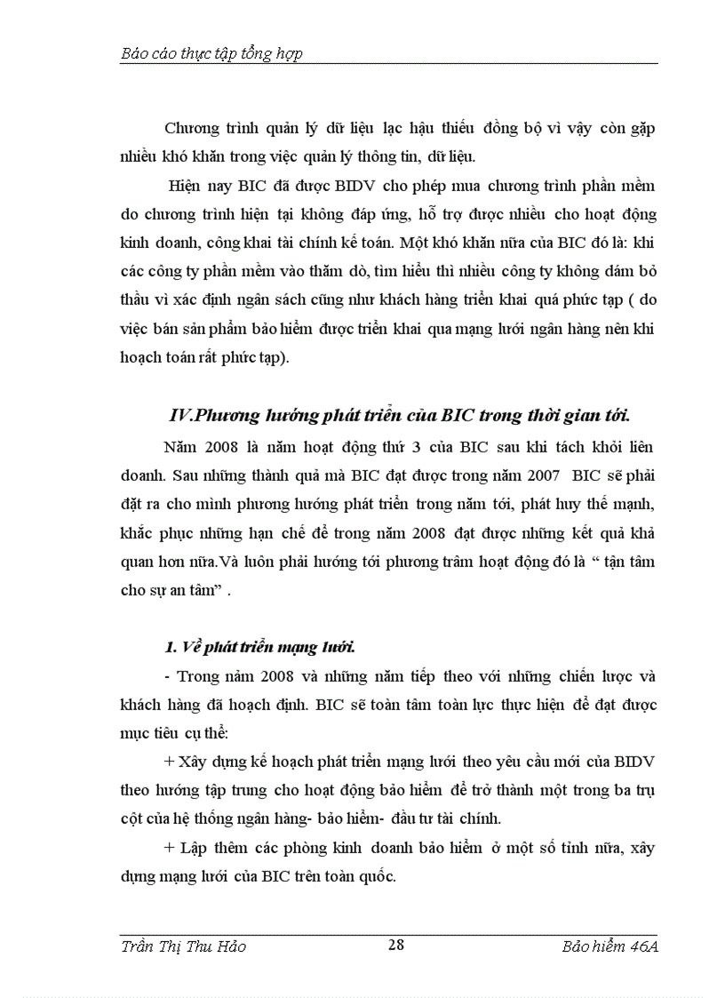 image for page Phương hướng phát triển của BIC trong thời gian tới.