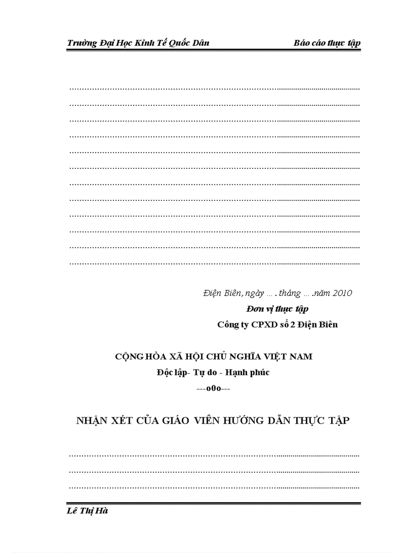 image for page Một số đánh giá về tình hình tổ chức hạch toán kế toán tại Công ty Cổ phần Xây dựng số 2 Điện Biên