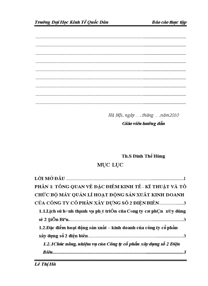 image for page Một số đánh giá về tình hình tổ chức hạch toán kế toán tại Công ty Cổ phần Xây dựng số 2 Điện Biên