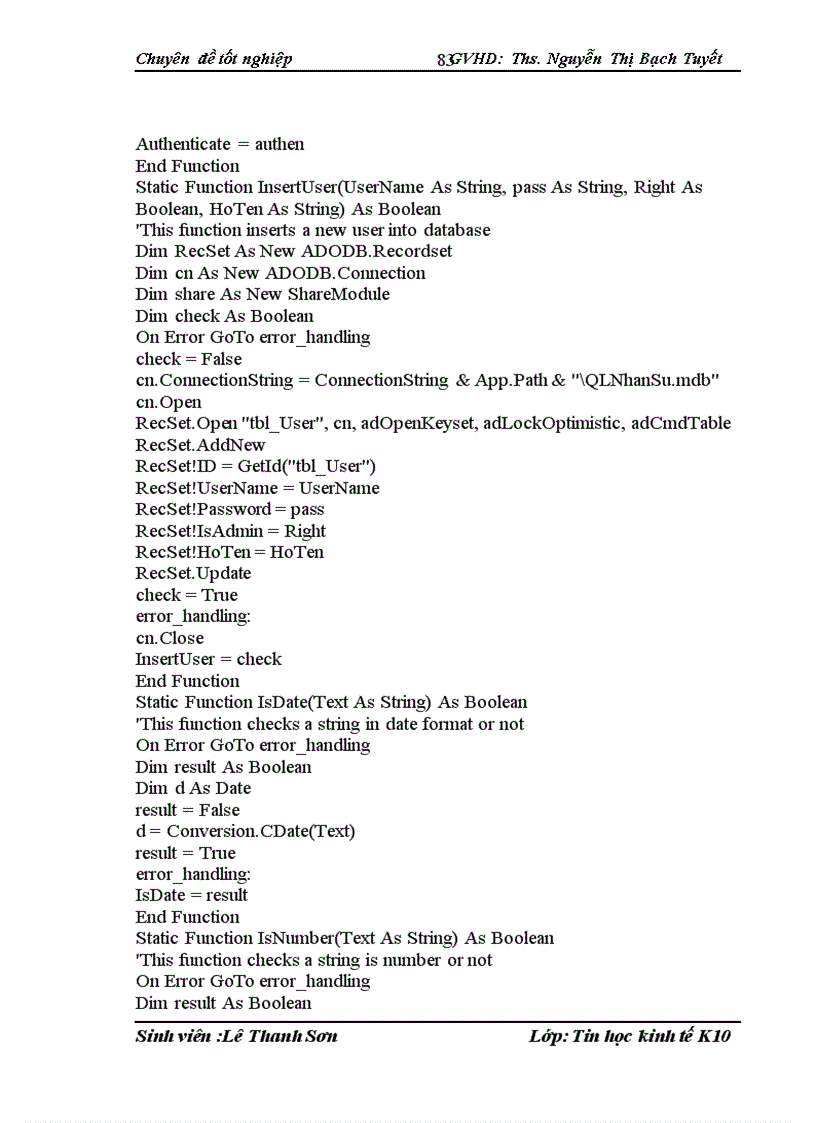 image for page Xây dựng HTTT quản lý nhân sự tại phòng Quản lý Đại lý của Công ty Bảo Việt Hà Nội.