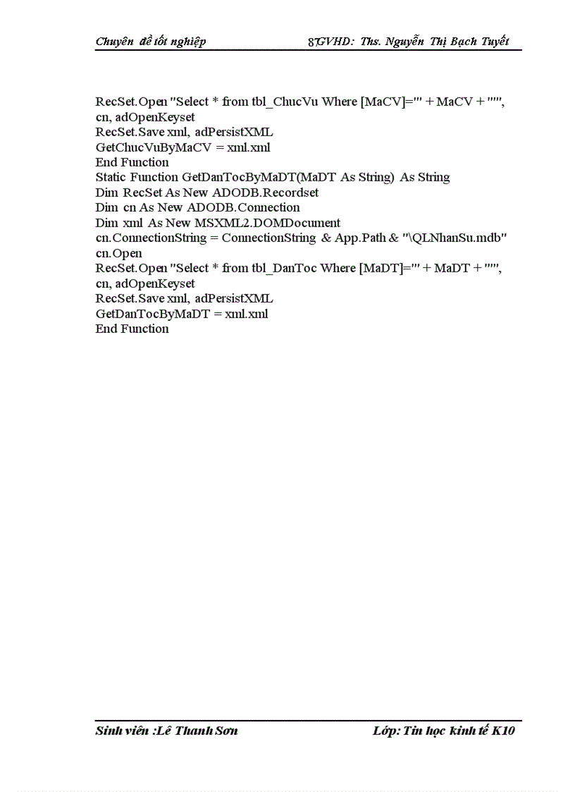 image for page Xây dựng HTTT quản lý nhân sự tại phòng Quản lý Đại lý của Công ty Bảo Việt Hà Nội.