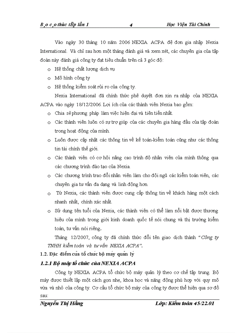 image for page Tổng quan về công ty TNHH kiểm toán tư vấn NEXIA ACPA