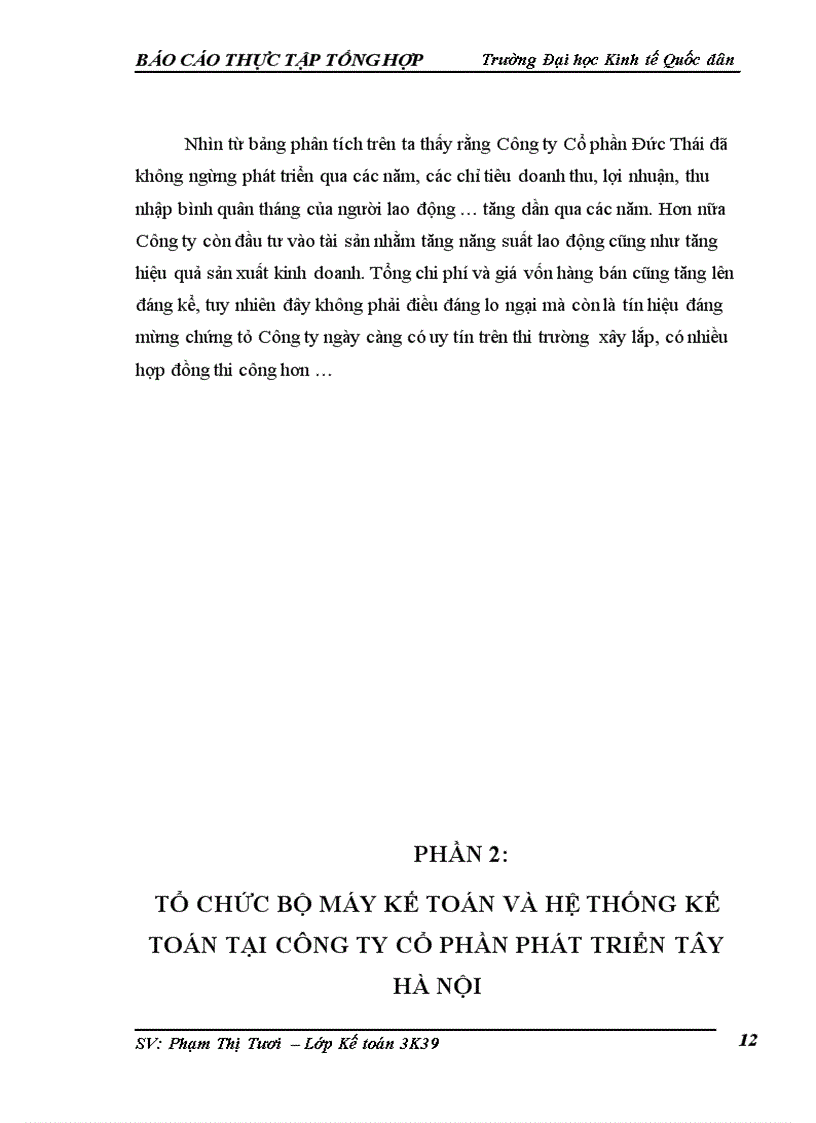 image for page Kế toán chi phí sản xuấtvà tính giá thành sản phẩm của Công ty cổ phần Phát Triển Tây Hà Nội