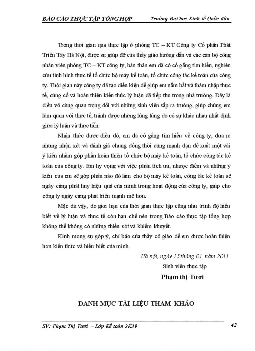 image for page Kế toán chi phí sản xuấtvà tính giá thành sản phẩm của Công ty cổ phần Phát Triển Tây Hà Nội