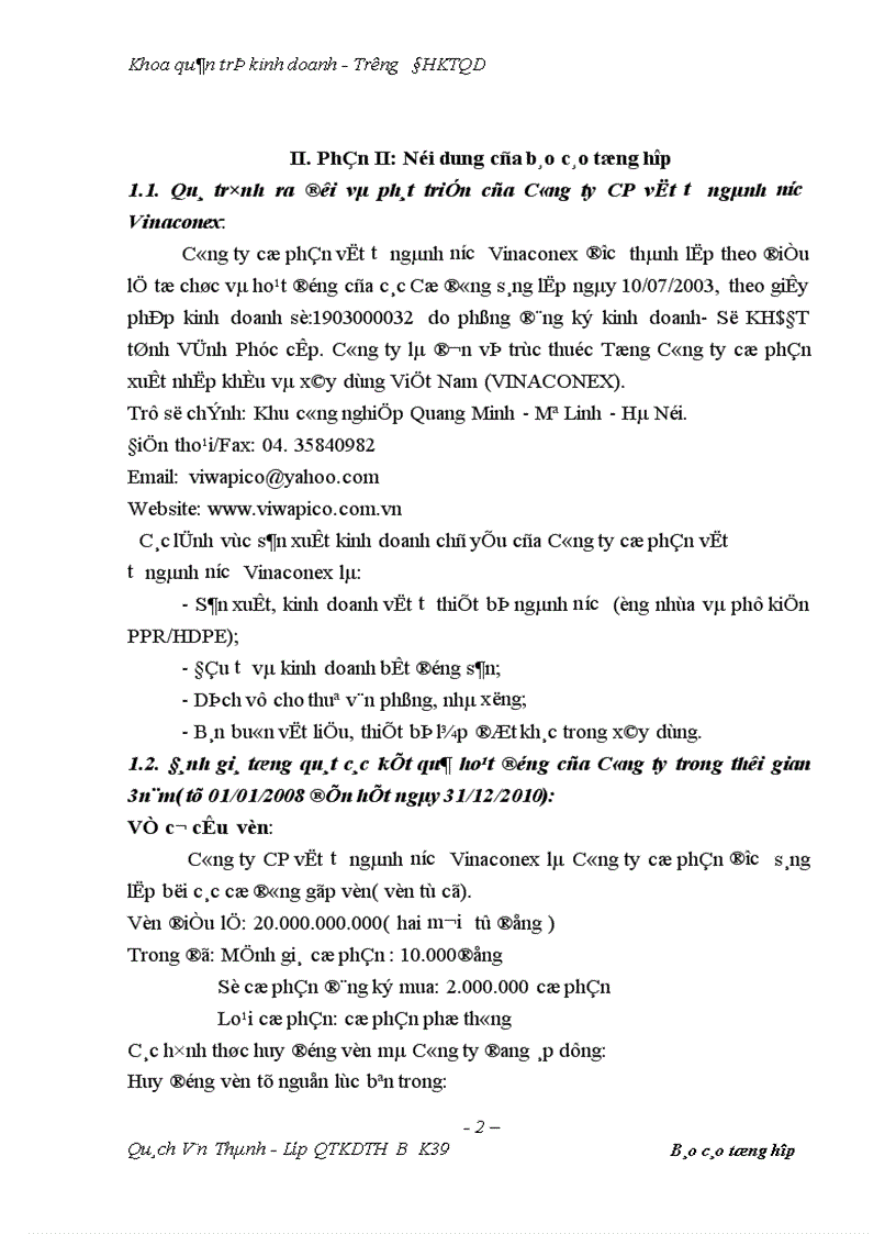 image for page Đánh giá kết quả hoạt động kinh doanh của Công ty trong 3 năm( 2008-2010 ) và các giải pháp phát triển thị trường tiêu thụ sản phẩm tại Công ty CP vật tư ngành nước Vinaconex