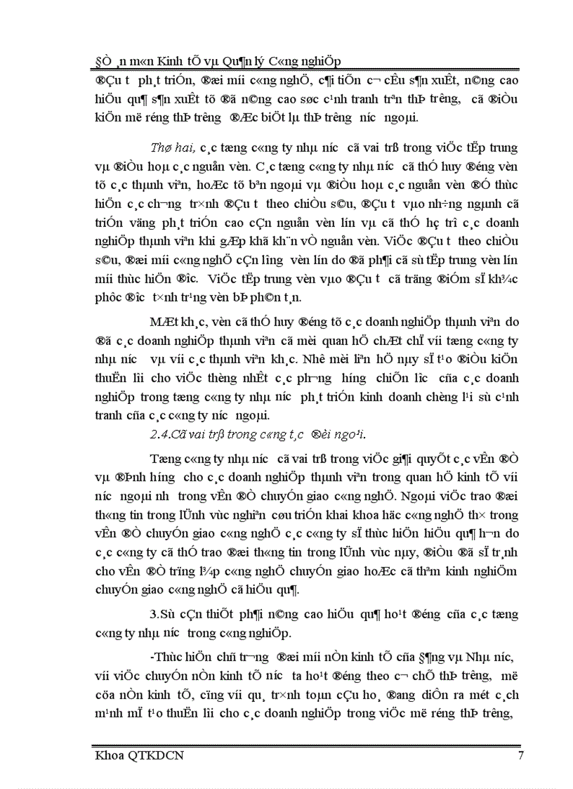 image for page Đánh giá hiệu quả hoạt động của các tổng công ty nhà nước trong công nghiệp thời gian qua