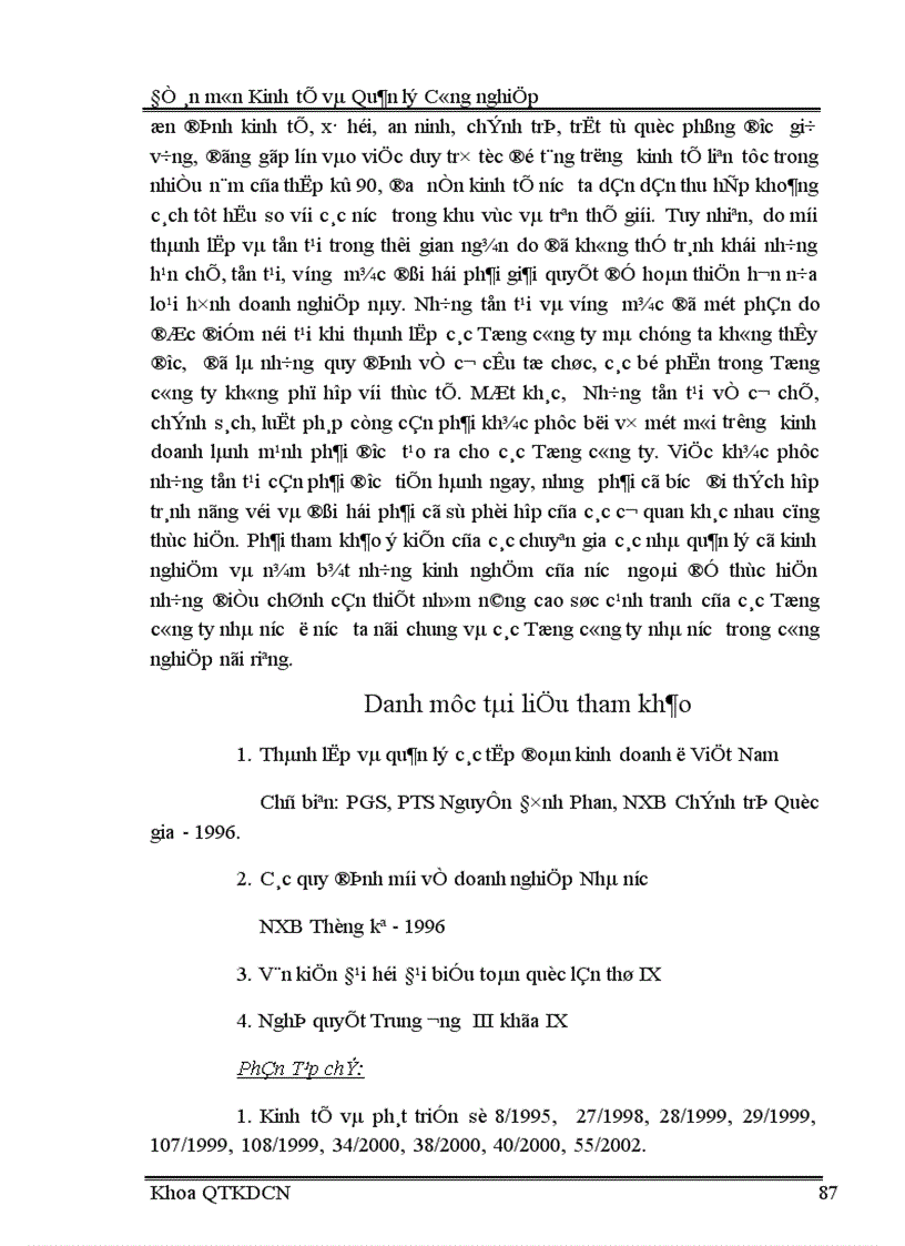 image for page Đánh giá hiệu quả hoạt động của các tổng công ty nhà nước trong công nghiệp thời gian qua