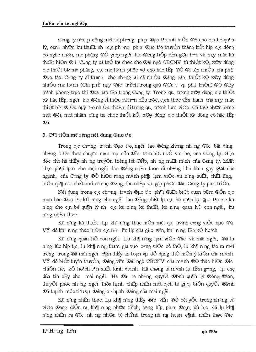 image for page Một số giải pháp nâng cao hiệu quả của công tác đào tạo và phát triển nguồn nhân lực ở Công ty Truyền tải điện 1