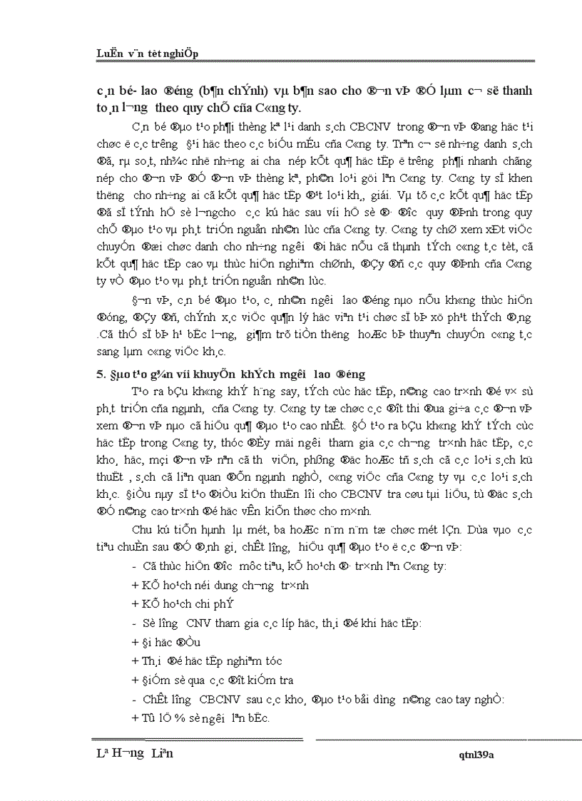 image for page Một số giải pháp nâng cao hiệu quả của công tác đào tạo và phát triển nguồn nhân lực ở Công ty Truyền tải điện 1