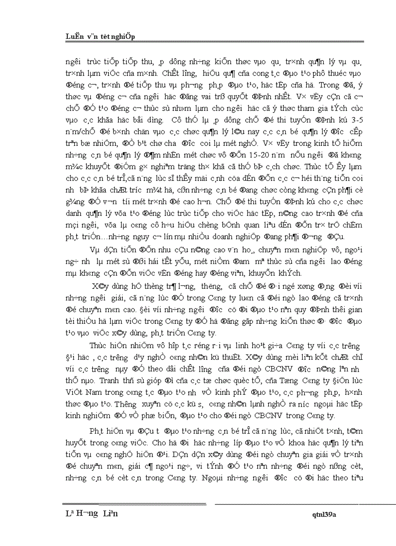 image for page Một số giải pháp nâng cao hiệu quả của công tác đào tạo và phát triển nguồn nhân lực ở Công ty Truyền tải điện 1