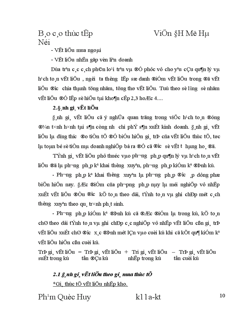 image for page Tổ chức công tác kế toán nguyên vật liệu và tình hình quản lý sử dụng nguyên vật liệu tại Công ty tnhh thiết bị Hồng Đăng.