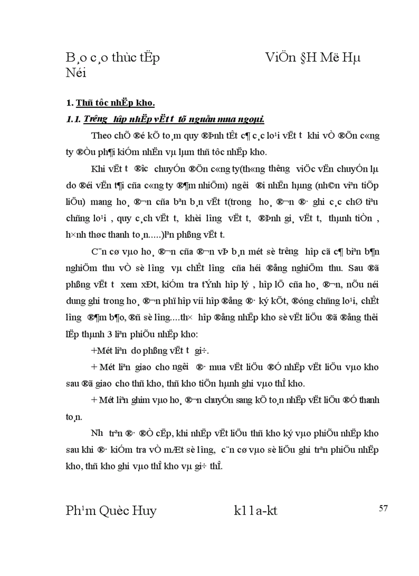 image for page Tổ chức công tác kế toán nguyên vật liệu và tình hình quản lý sử dụng nguyên vật liệu tại Công ty tnhh thiết bị Hồng Đăng.