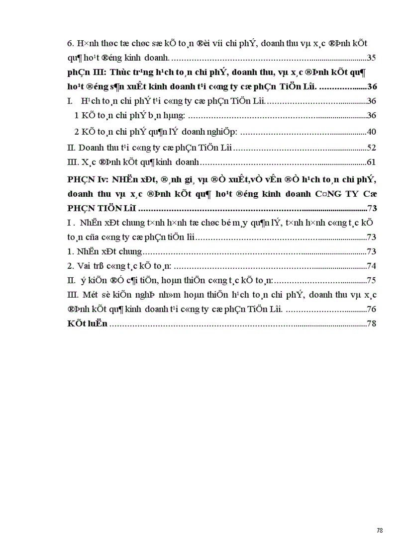 image for page Hoàn thiện hạch toán chi phí, doanh thu và xác định kết quả hoạt động kinh doanh, dịch vụ tại Công ty Cổ phần Tiện Lợi