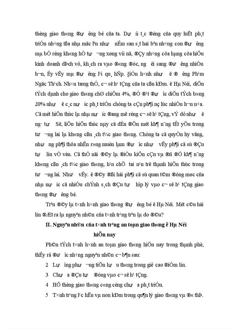 image for page Giao thông đưường bộ ở Hà Nội - thực trạng và giải pháp