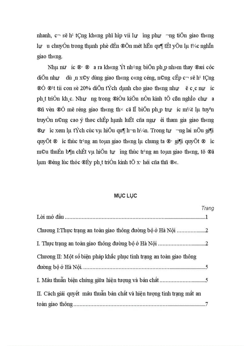 image for page Giao thông đưường bộ ở Hà Nội - thực trạng và giải pháp