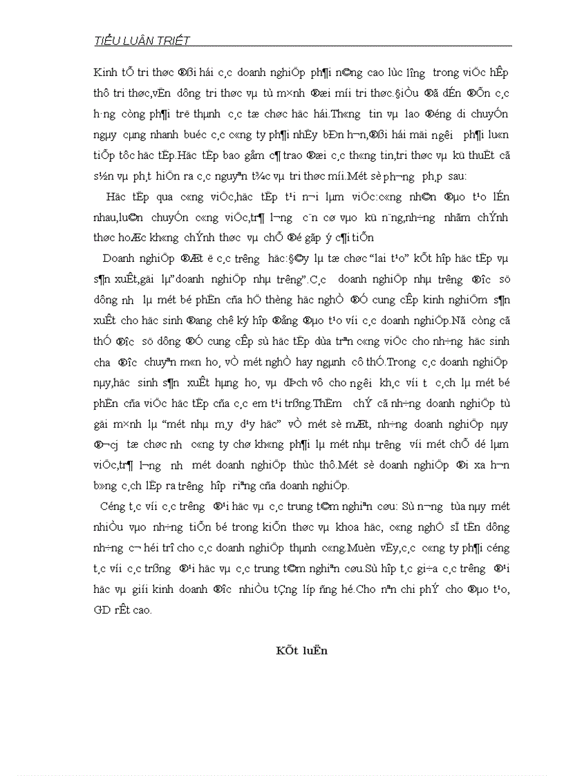 image for page Giải pháp cho việc ứng dụng tốt hơn nữa tri thức vào đời sống xã hội.