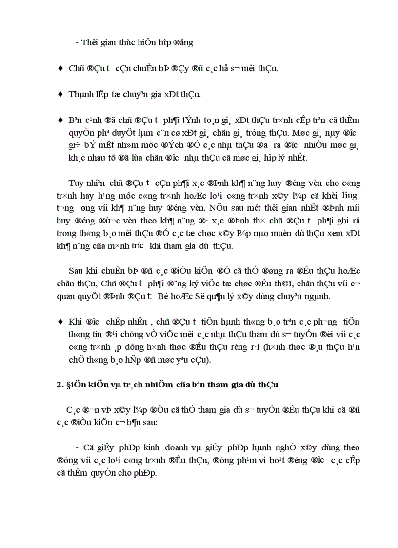 image for page Những vấn đề cơ bản về đấu thầu xây dựng