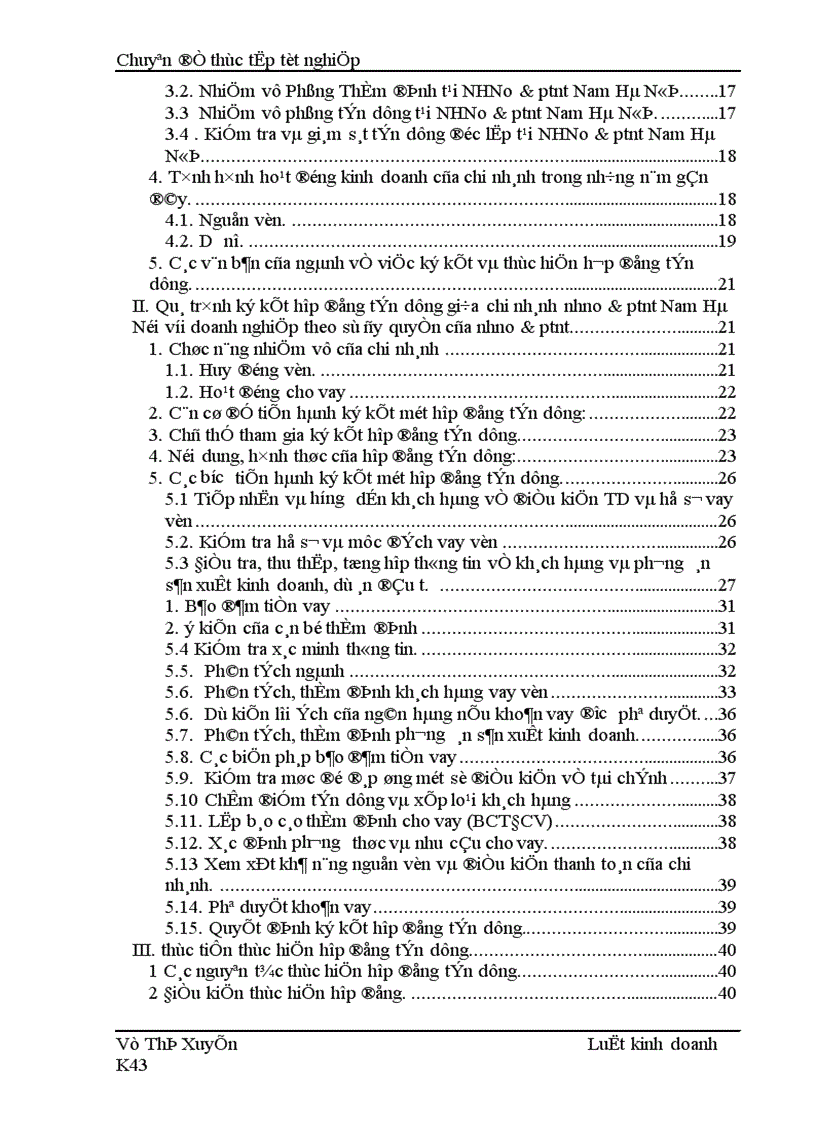 image for page Thực trạng và kiến nghị nhằm hoàn thiện pháp luật về hợp đồng tín dụng tại nhno & ptnt Nam Hà Nội.