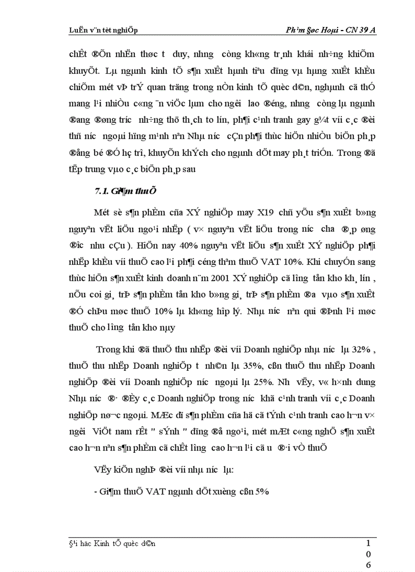 image for page Phân tích thực trạng về thị trường tiêu thụ sản phẩm ở Xí nghiệp may đo X19 thuộc Công ty 247- bộ quốc phòng