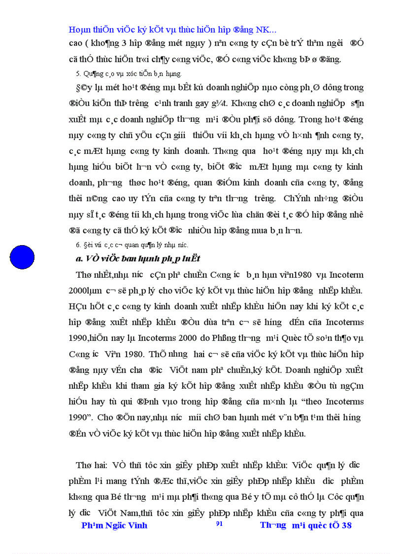 image for page Hoàn thiện việc ký kết và tổ chức thực hiện hợp đồng tại công ty CPCI