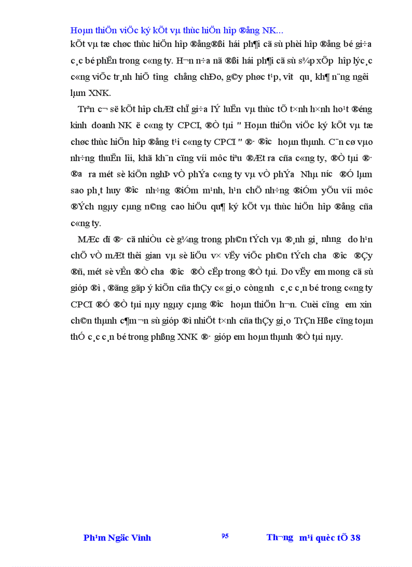 image for page Hoàn thiện việc ký kết và tổ chức thực hiện hợp đồng tại công ty CPCI