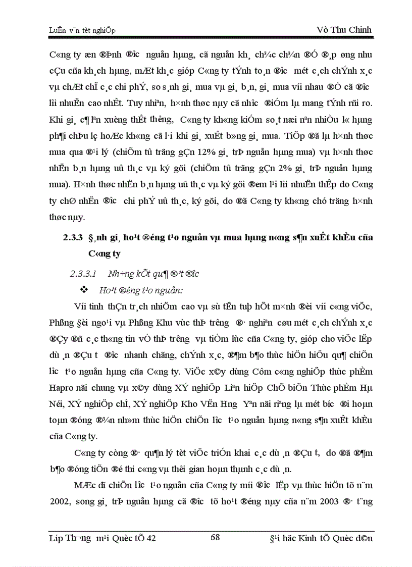 image for page Tạo nguồn và mua hàng nông sản xuất khẩu tại Công ty Sản xuất-Dịch vụ &Xuất nhập khẩu Nam Hà Nội (HAPRO)