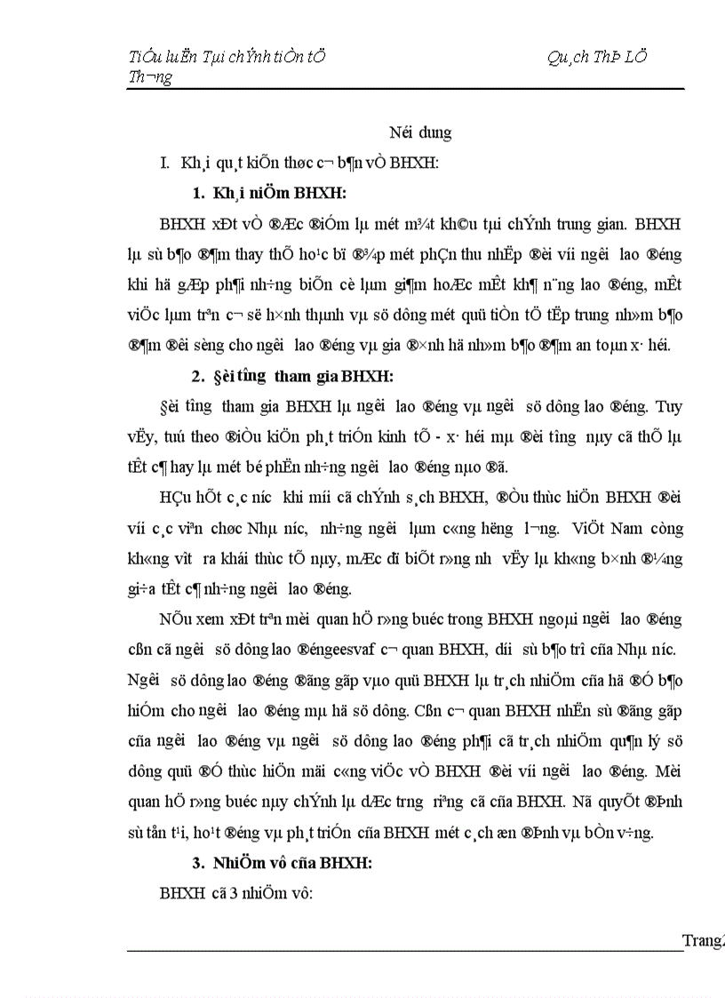 image for page Bảo hiểm xã hội và ý nghĩa của nó đối với người lao động