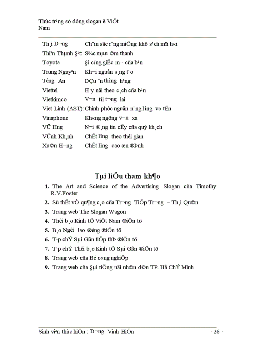 image for page Thực trạng sử dụng slogan ở Việt Nam